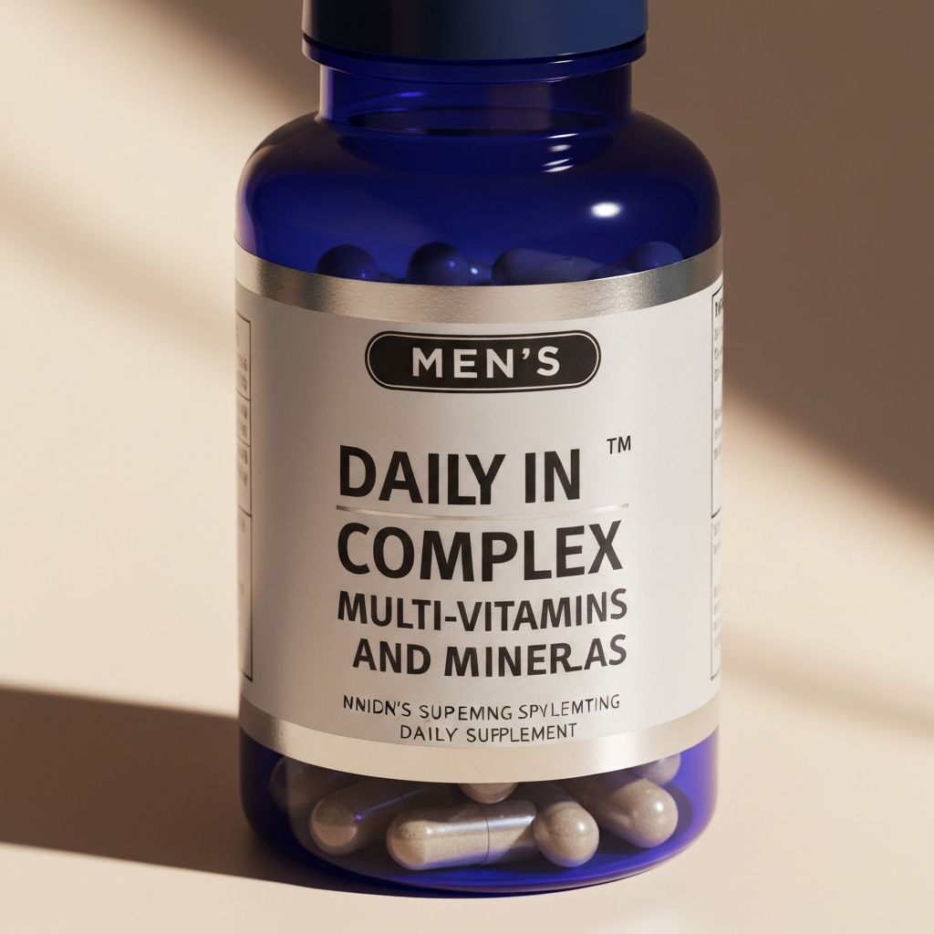 Men's daily vitamins